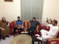 المقدسي في منزل الشيخ أبو عمر العيساوي
